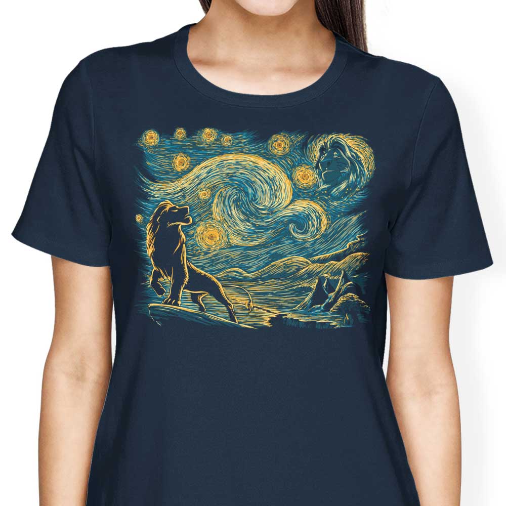Ddjvigo's Starry King - Stylish Women's T-Shirts in Various Sizes