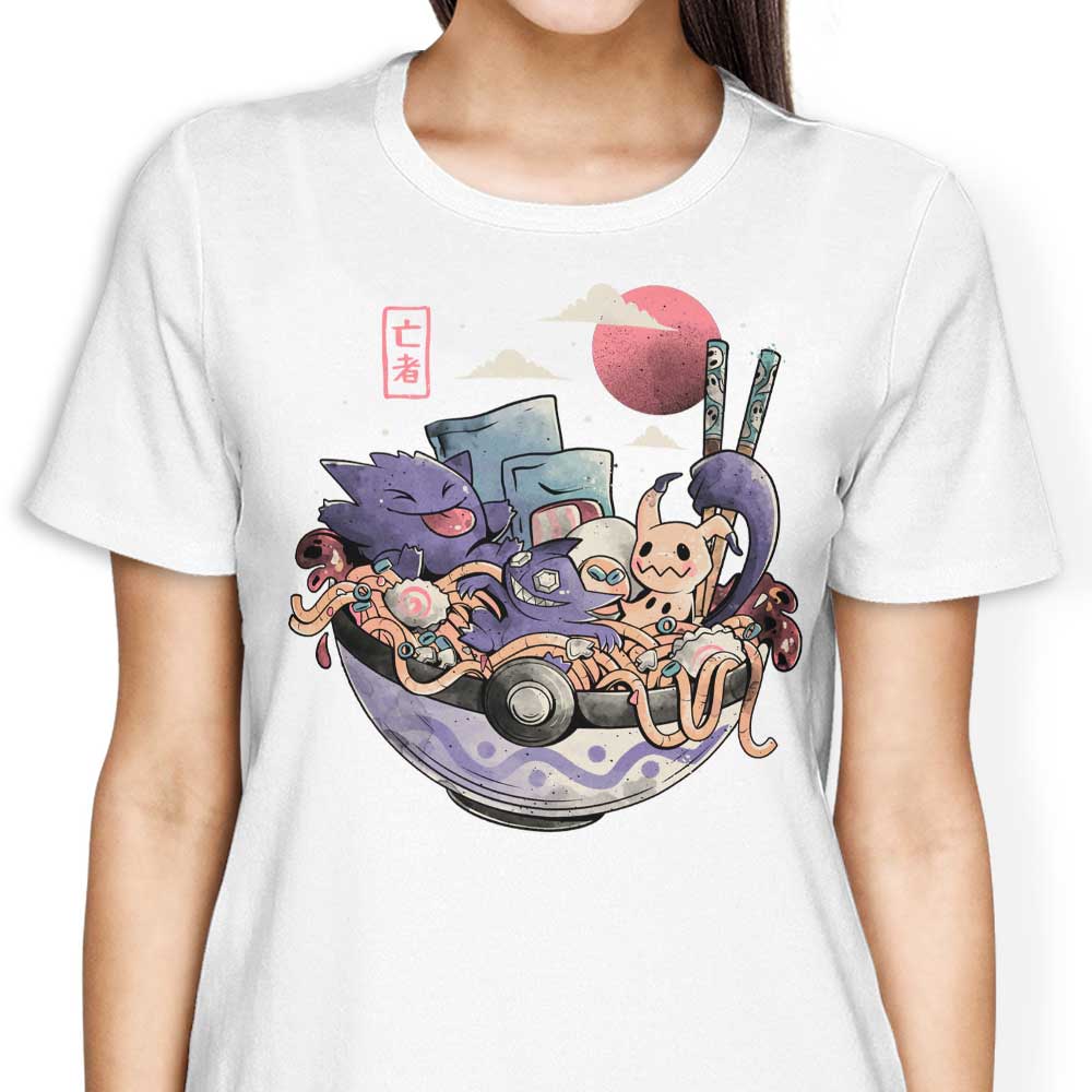 Stylish Women's Ghost Bowl Apparel from Arigatees