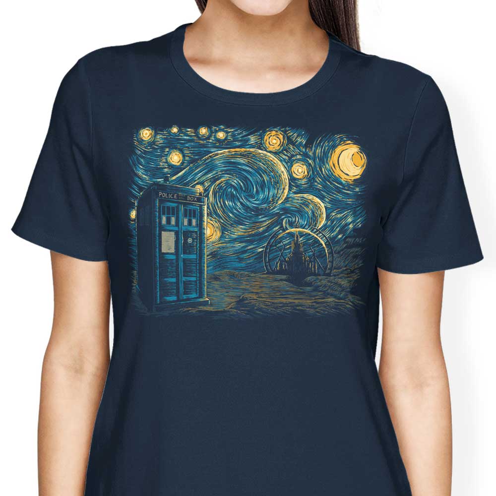 Starry Gallifrey Women's Fashionable Cotton T-Shirts