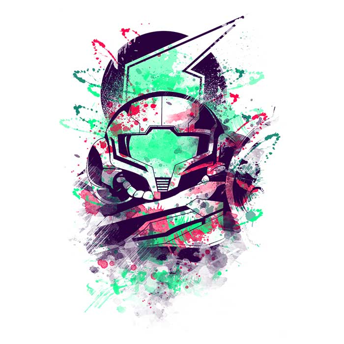 Women's Watercolor Bounty Hunter Fashion Apparel