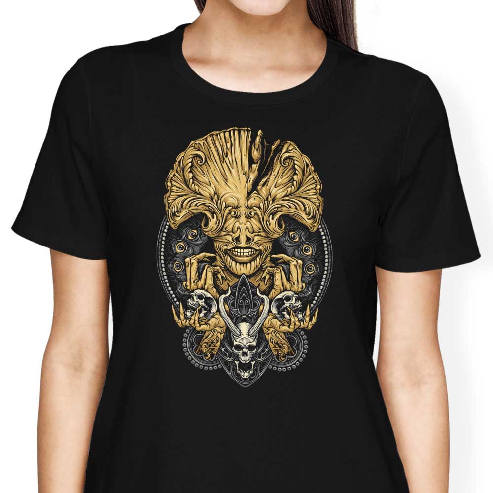Glitchygorilla's 'Angel of Death' Women's Fashionable T-Shirts