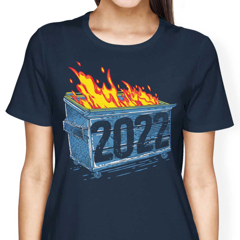 2022 Rocketman Women's Fashionable Dumpster Fire Apparel