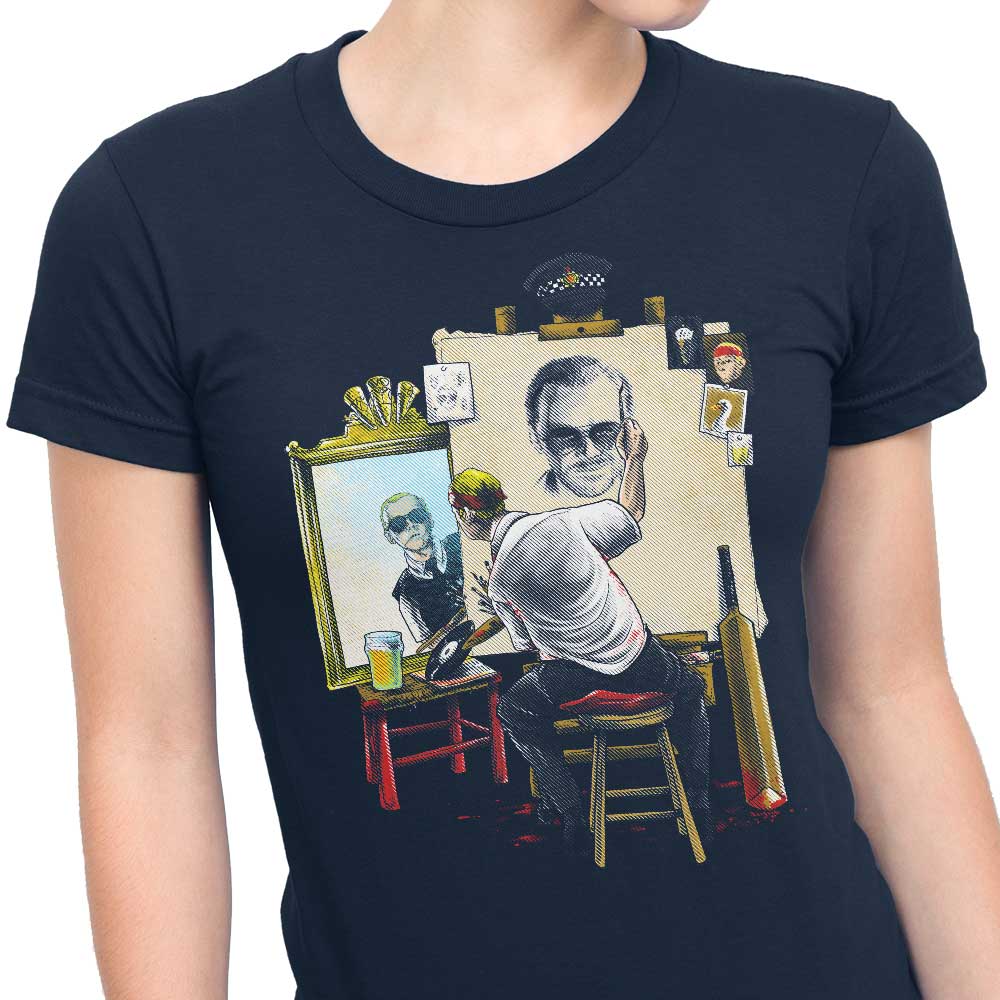 Alberto Arni's Triple Cornetto Portrait Women's Fashionable T - Shirts