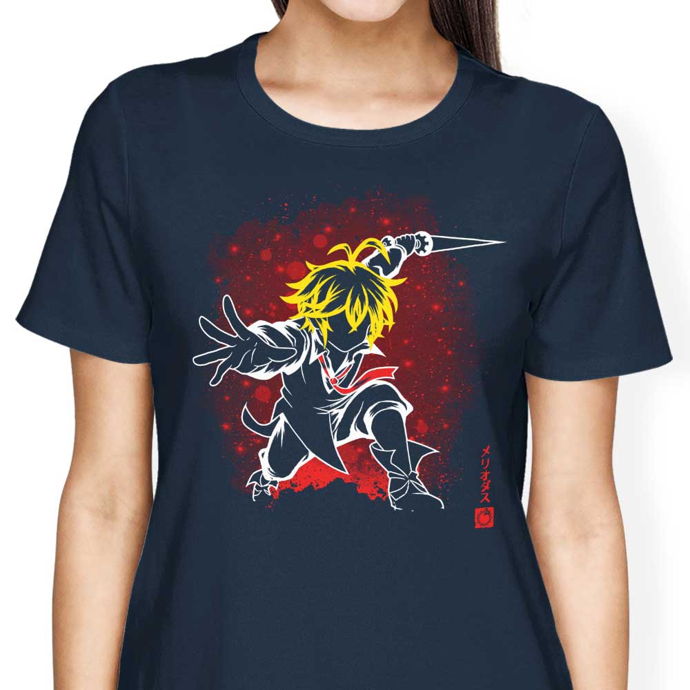 Soulkr's Wrathful Women's T-Shirts in Various Sizes
