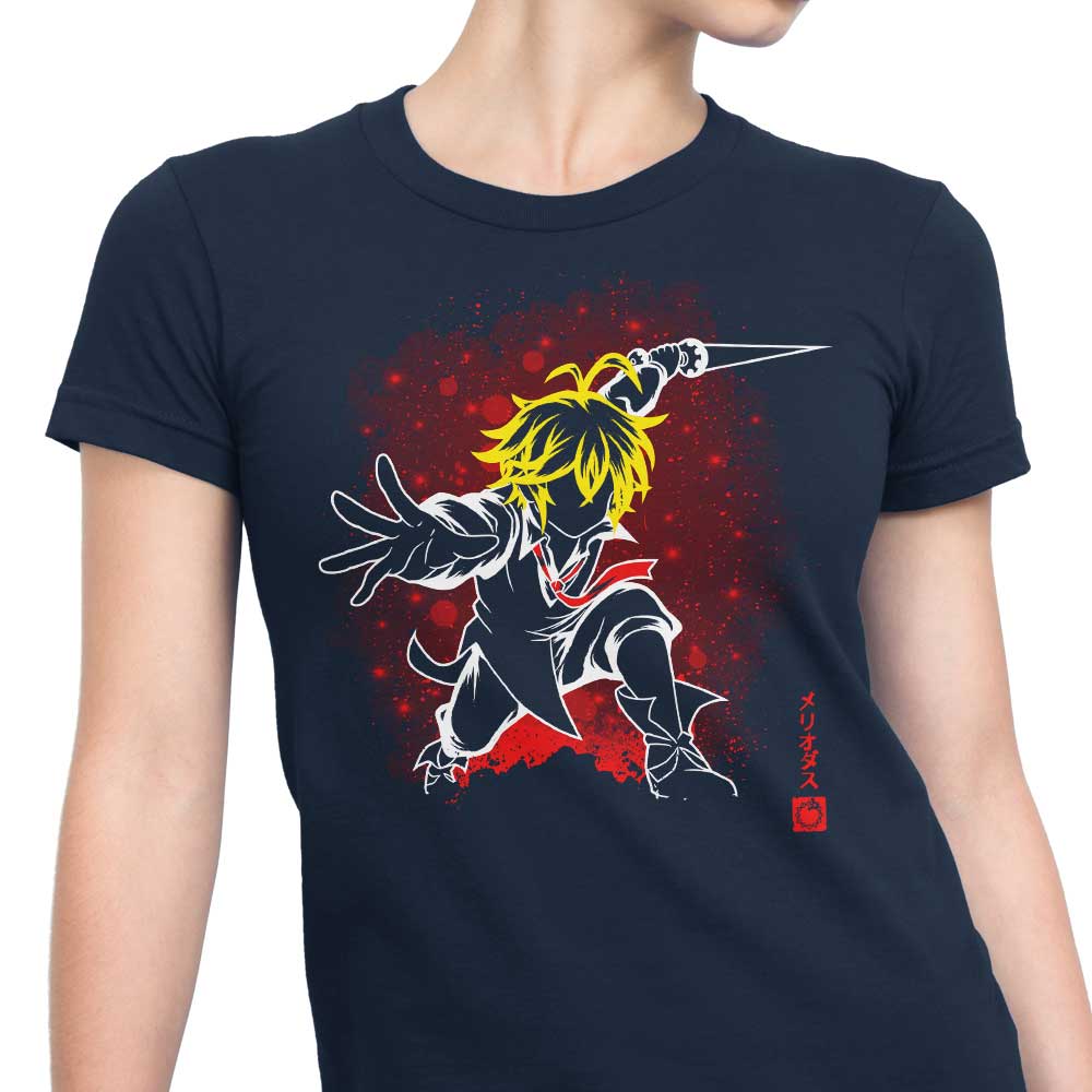 Soulkr's Wrathful Women's T-Shirts in Various Sizes