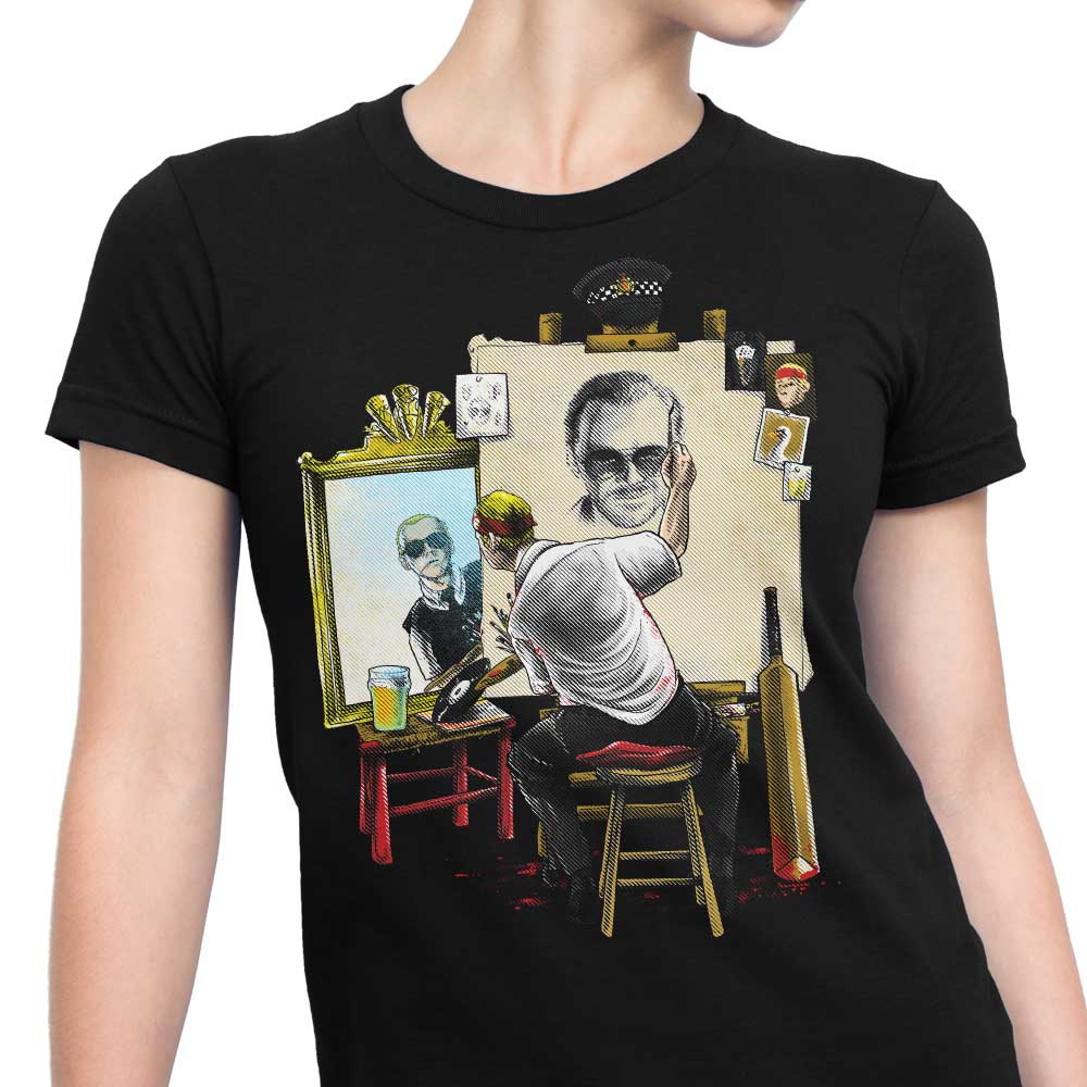 Alberto Arni's Triple Cornetto Portrait Women's Fashionable T - Shirts