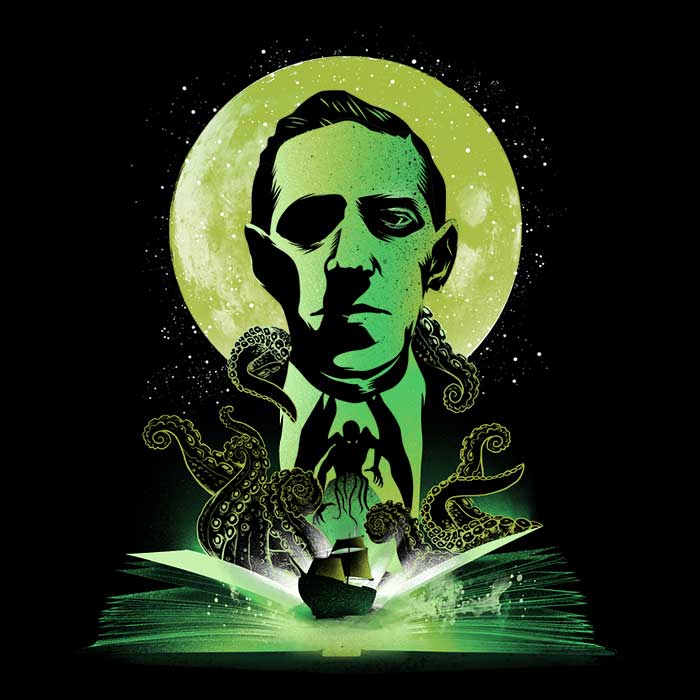 Lovecraft Book - Stylish Women's T - Shirts Collection