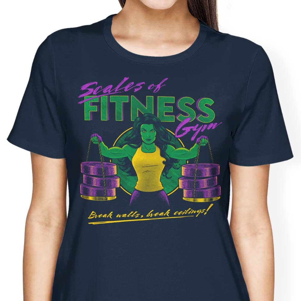 Fitness - Related Women's Clothing Apparel: Scales of Fitness