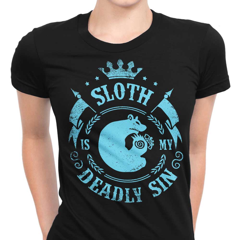 Typhoonic Art's 'Sloth is My Sin' Women's Comfortable T - Shirts
