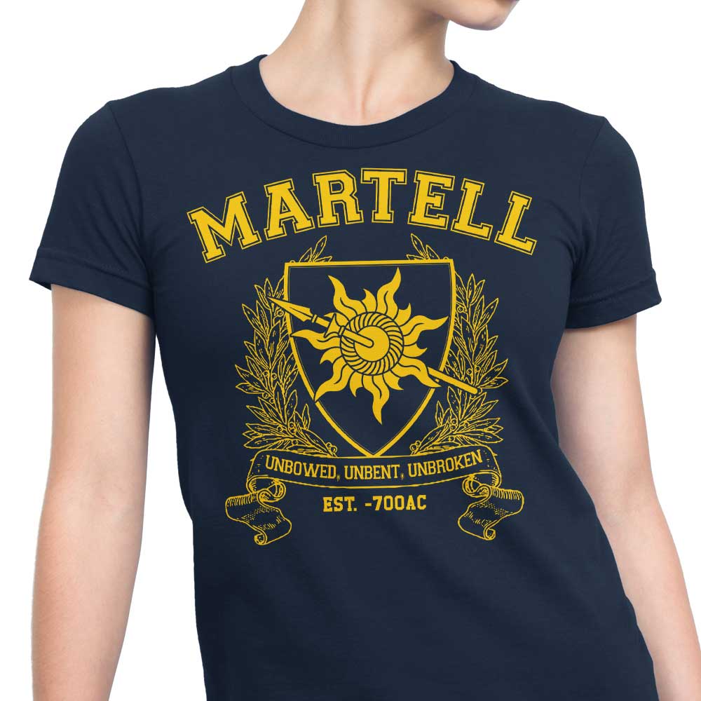 Martell University Women's Fashion Apparel - T-Shirts and Premium T-Shirts
