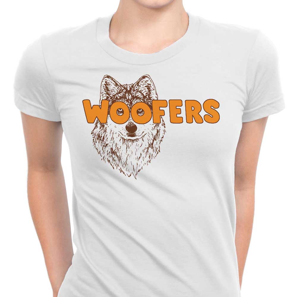 Hillary White's Woofers - Stylish Women's T-Shirts in Various Sizes