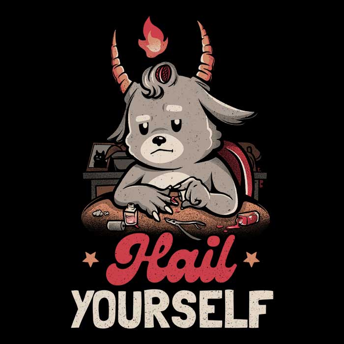 Elegant Women's Apparel - 'Hail Yourself' T-Shirts