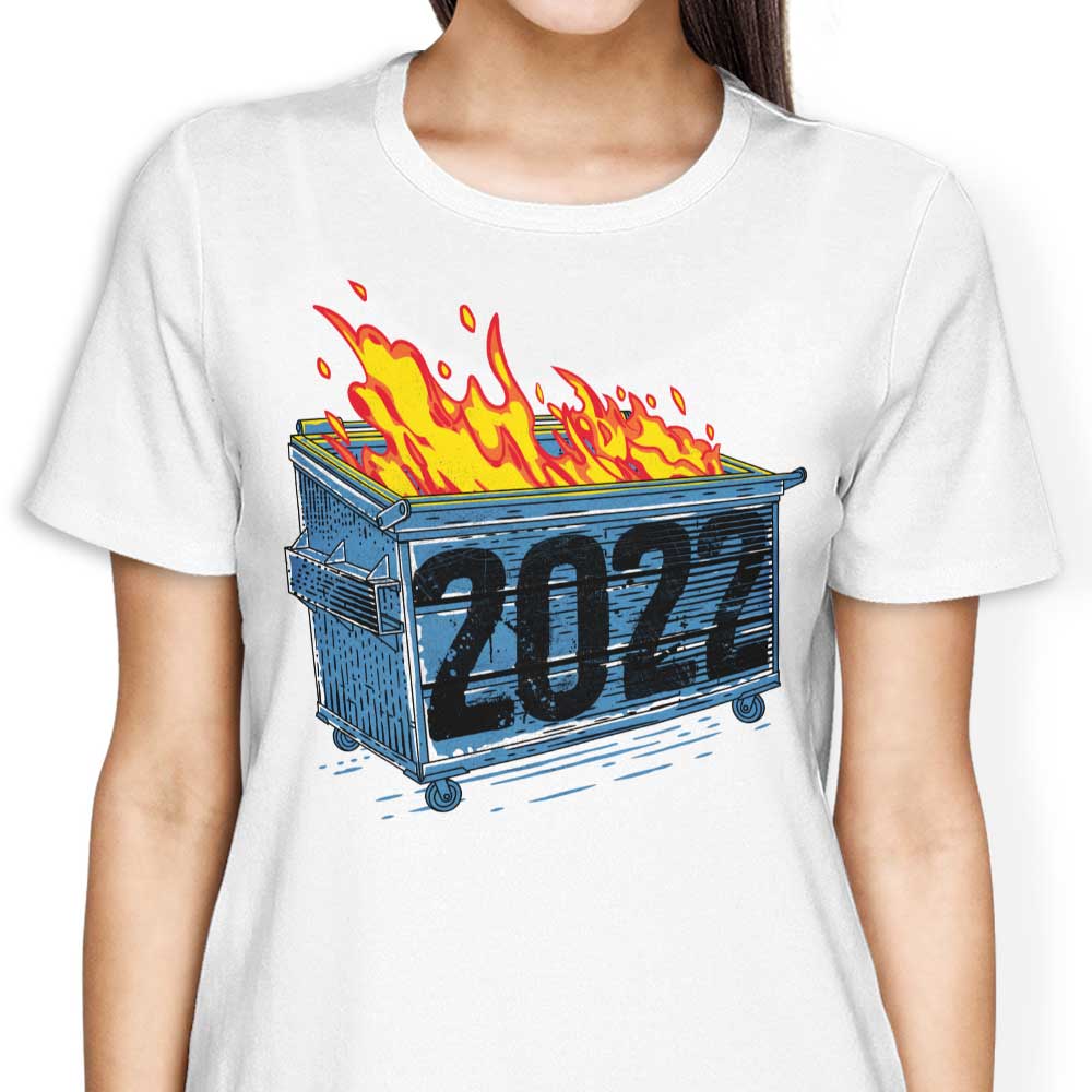 2022 Rocketman Women's Fashionable Dumpster Fire Apparel
