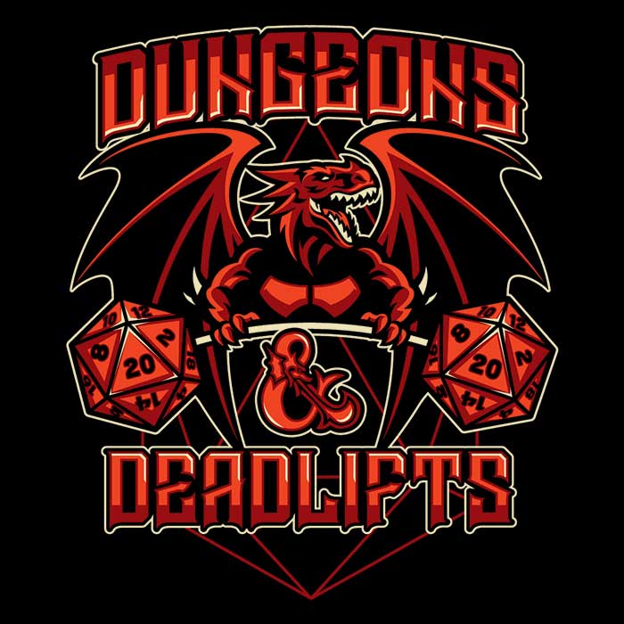 Stylish Women's Dungeons and Deadlifts Apparel Collection