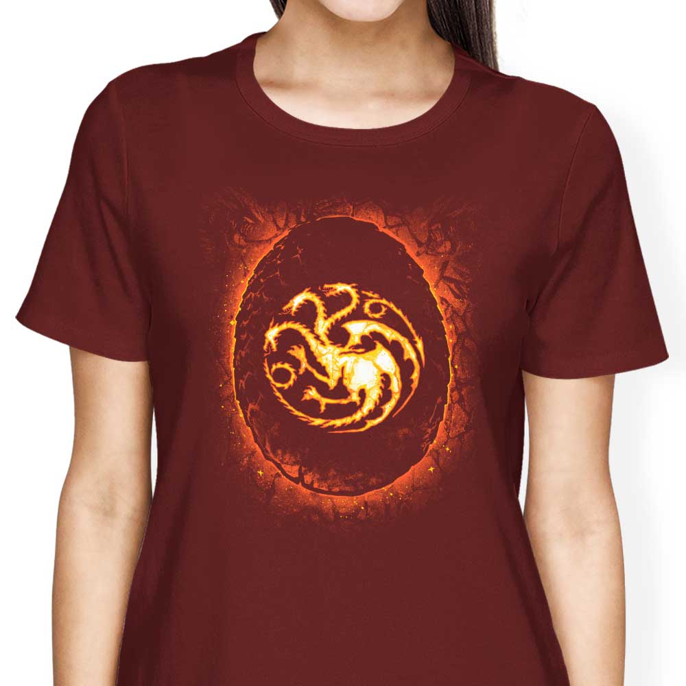 Alemaglia's Dragon Egg Women's Fashionable T-Shirts