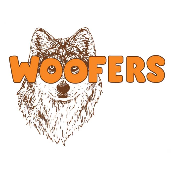 Hillary White's Woofers - Stylish Women's T-Shirts in Various Sizes