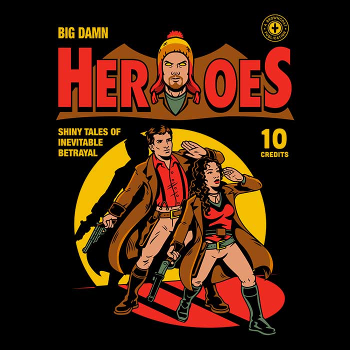 Harebrained's Heroes Comic Women's Stylish T-Shirts