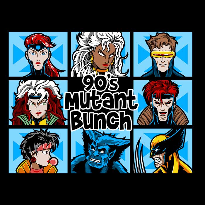 90s-Inspired Mutant Bunch Women's Fashionable Apparel