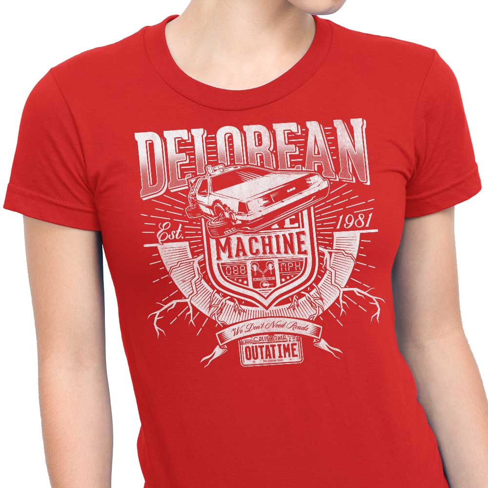 CoD Designs 'Outta Time' Women's Stylish Cotton T-Shirts