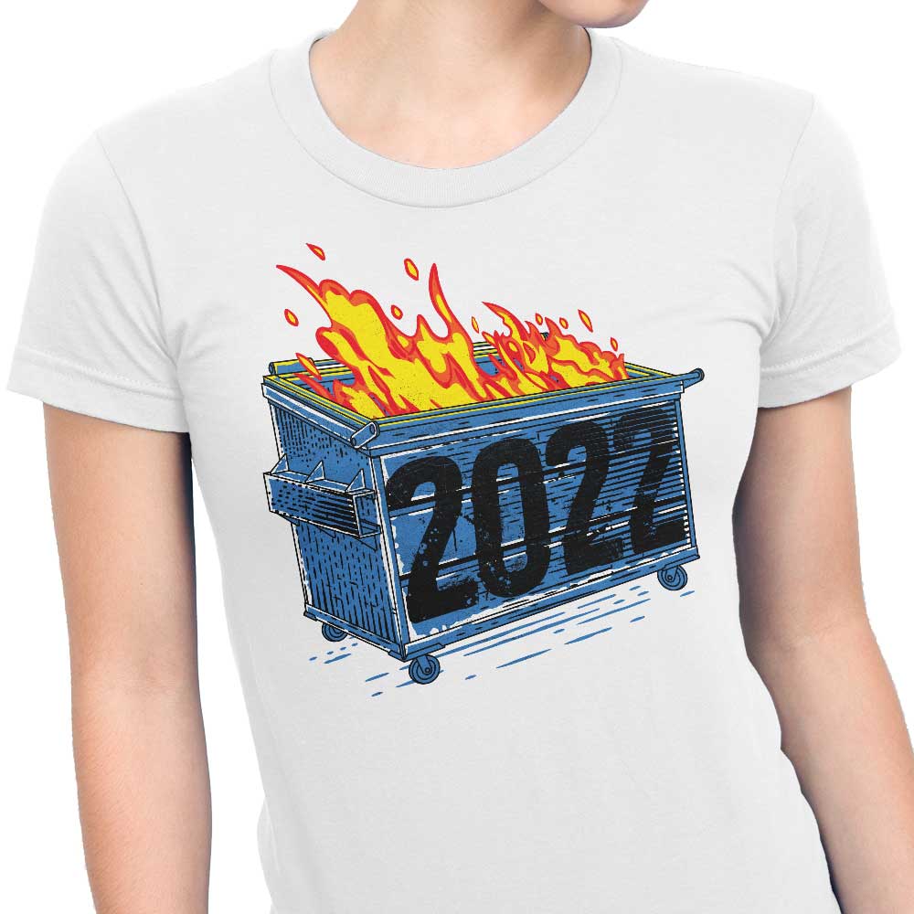 2022 Rocketman Women's Fashionable Dumpster Fire Apparel