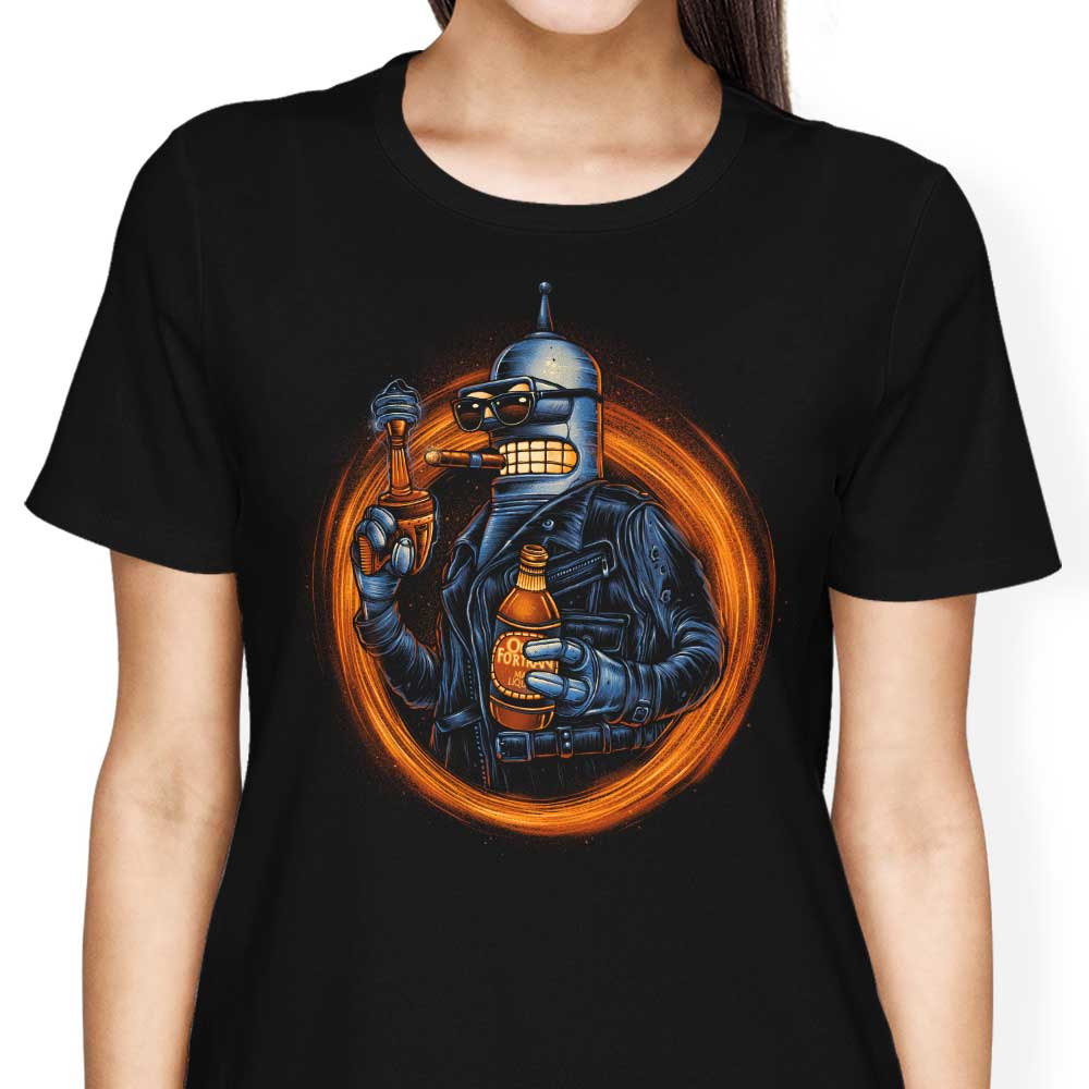 Glitchygorilla Benderminator - Stylish Women's T-Shirts