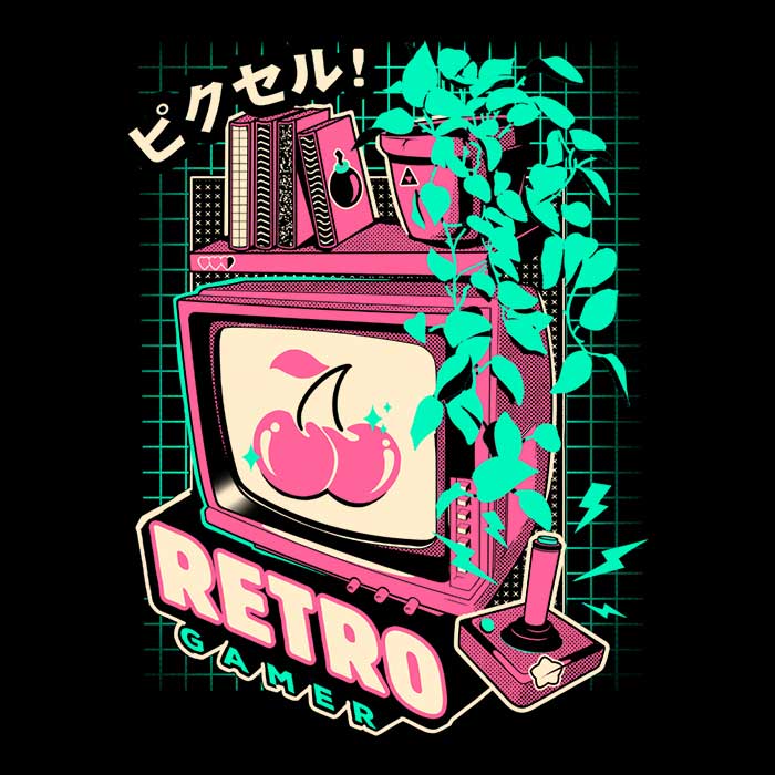 Vintage Gaming Inspired Women's Clothing Apparel