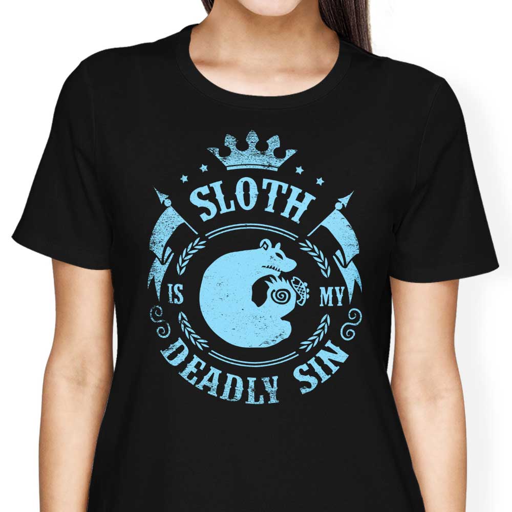 Typhoonic Art's 'Sloth is My Sin' Women's Comfortable T - Shirts