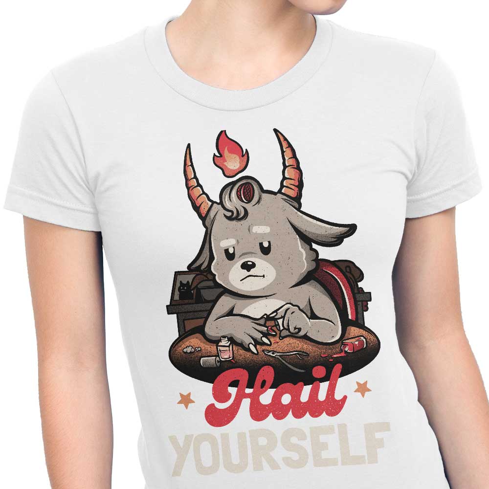 Elegant Women's Apparel - 'Hail Yourself' T-Shirts