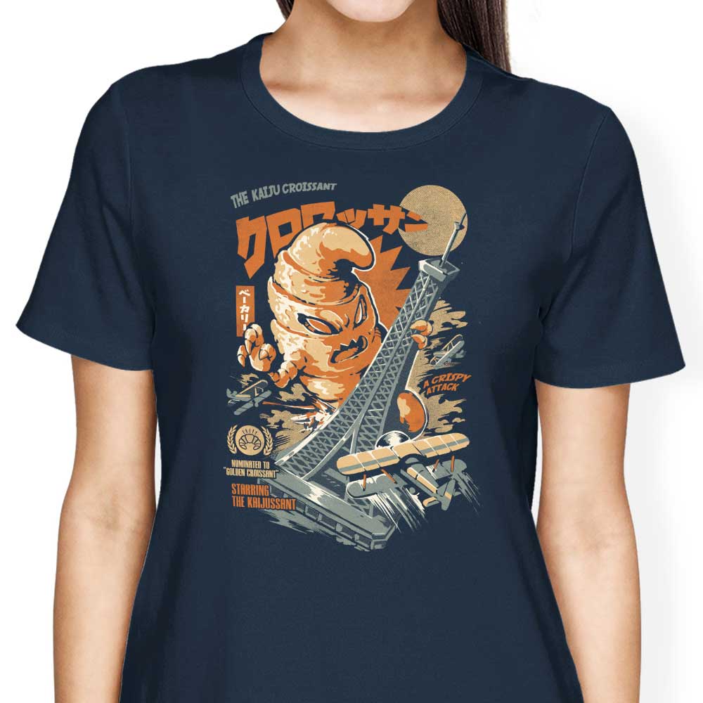 The Kaiju Croissant Women's Fashion Apparel - T-Shirts and Premium T-Shirts