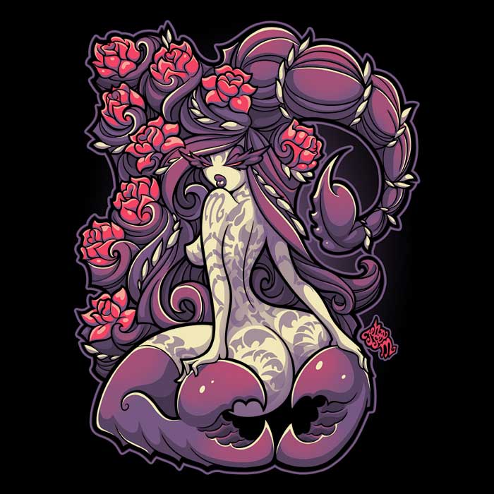 Jehsee's Scorpio Collection: Stylish Women's T - Shirts in Various Sizes