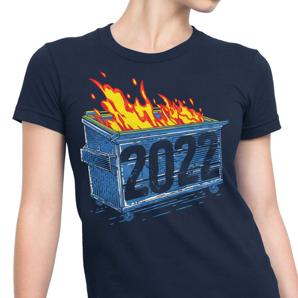 2022 Rocketman Women's Fashionable Dumpster Fire Apparel