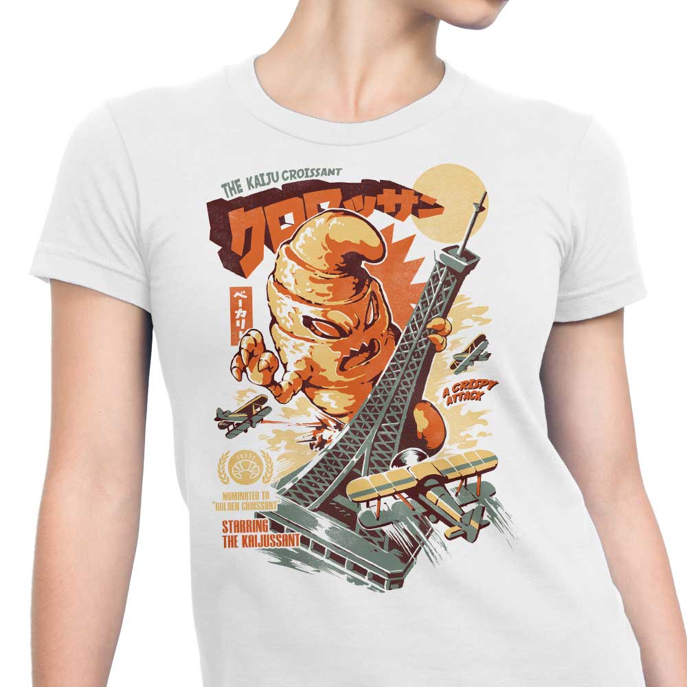 The Kaiju Croissant Women's Fashion Apparel - T-Shirts and Premium T-Shirts
