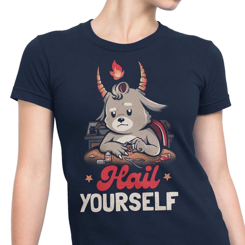 Elegant Women's Apparel - 'Hail Yourself' T-Shirts