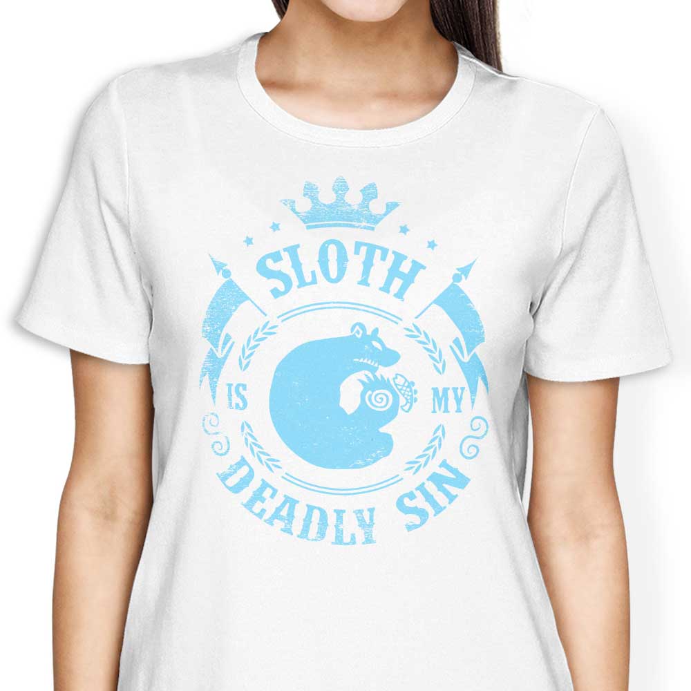 Typhoonic Art's 'Sloth is My Sin' Women's Comfortable T - Shirts