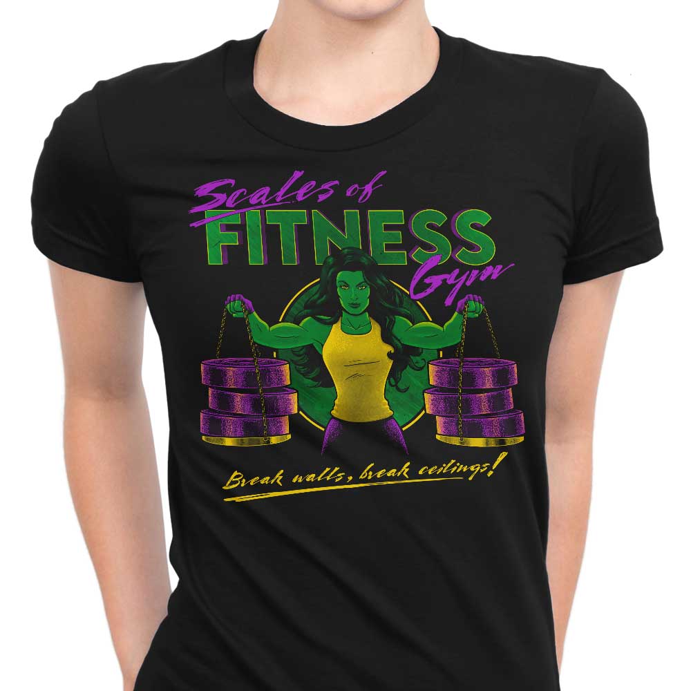 Fitness - Related Women's Clothing Apparel: Scales of Fitness