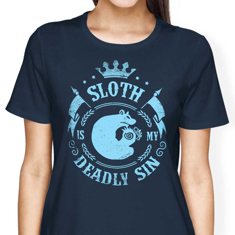 Typhoonic Art's 'Sloth is My Sin' Women's Comfortable T - Shirts