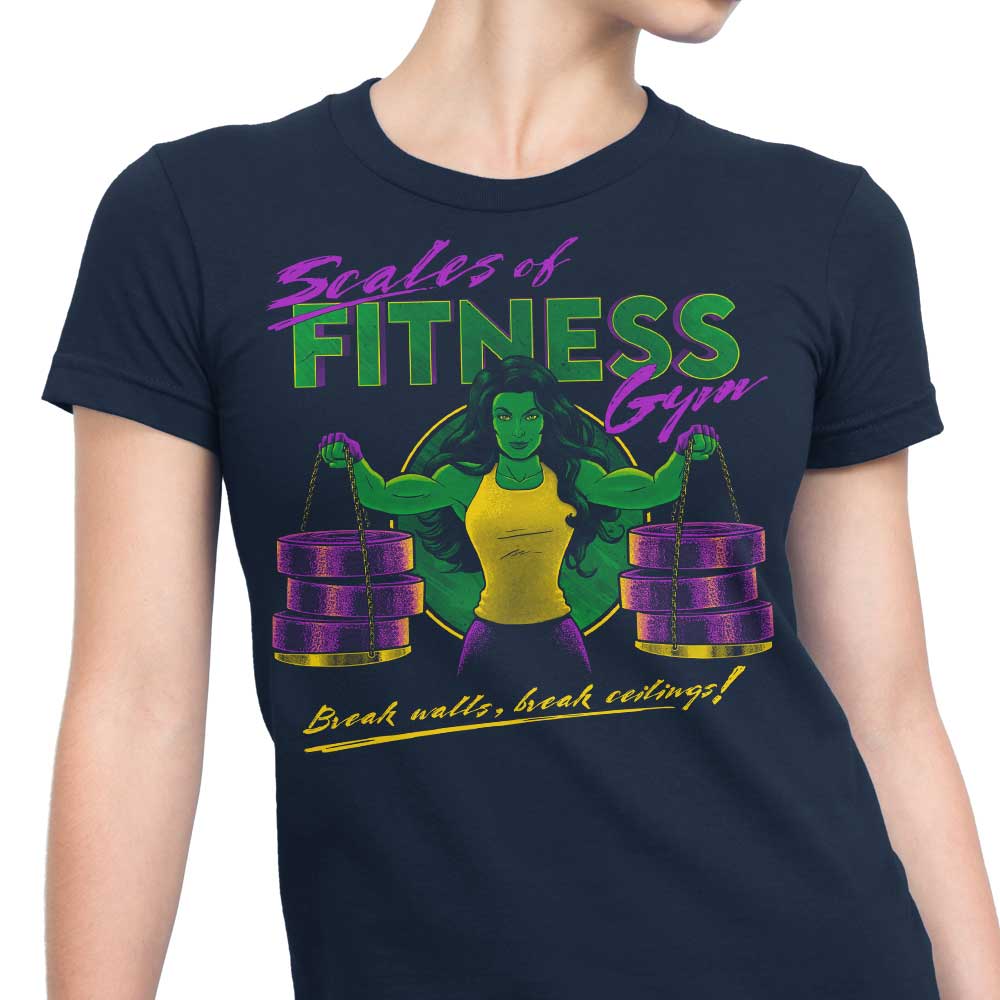 Fitness - Related Women's Clothing Apparel: Scales of Fitness