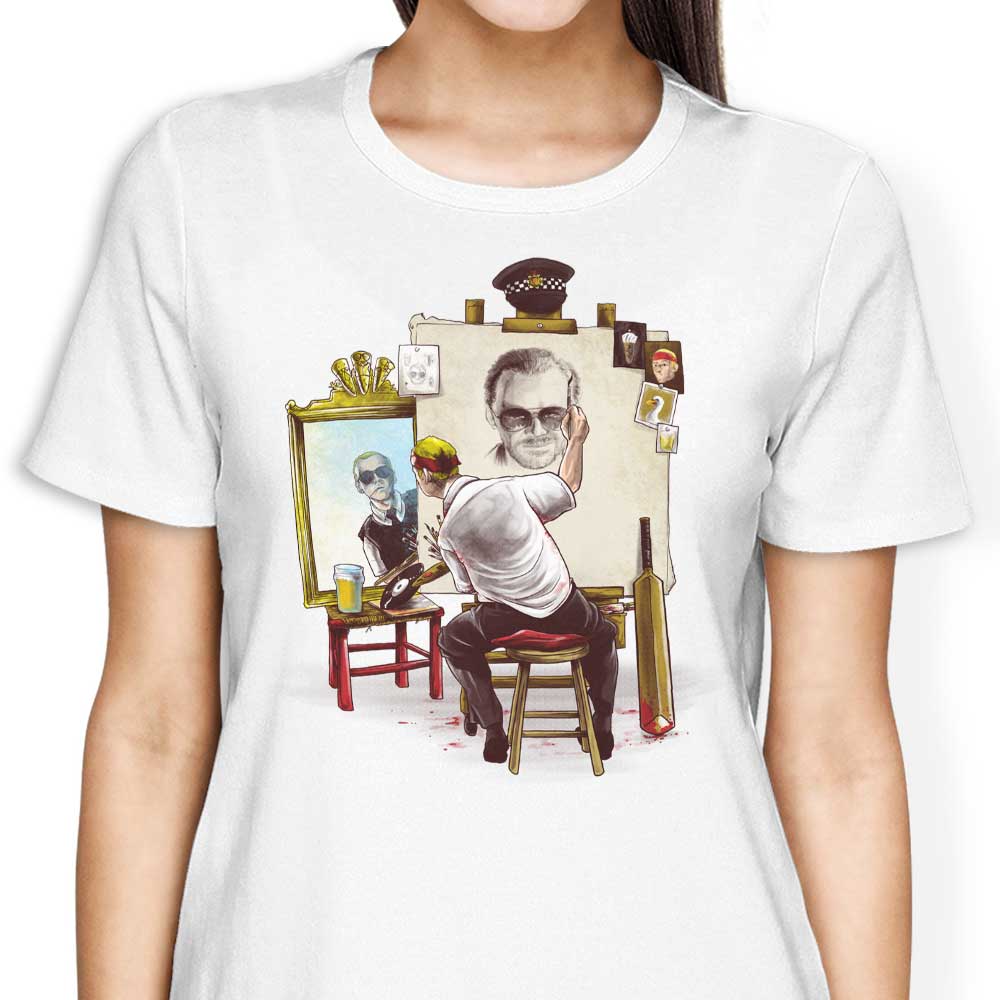 Alberto Arni's Triple Cornetto Portrait Women's Fashionable T - Shirts