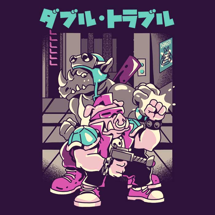 Sketchdemao's Double Trouble Women's Fashionable T - Shirts