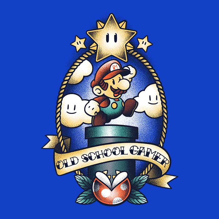 Retro Super Gamer Women's Fashionable Apparel