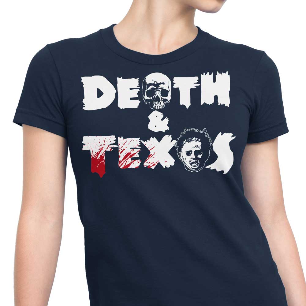 Death and Texas Women's Fashion Apparel - T-Shirts and Premium T-Shirts