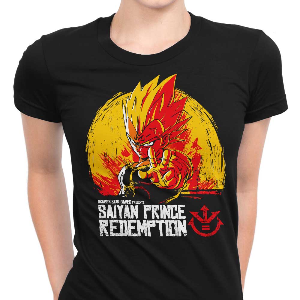 Women's Saiyan Prince Redemption Fashion Apparel