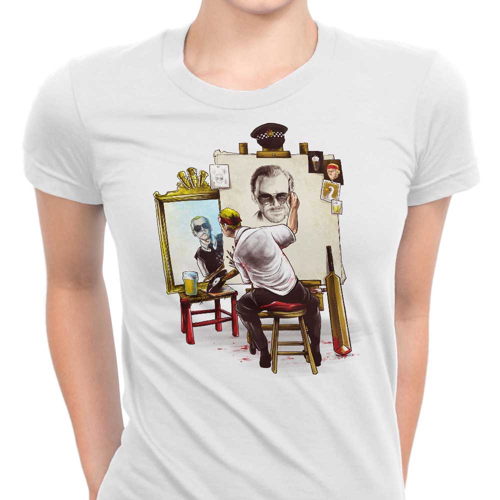Alberto Arni's Triple Cornetto Portrait Women's Fashionable T - Shirts