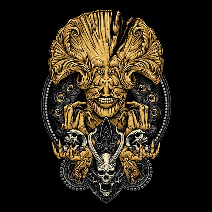 Glitchygorilla's 'Angel of Death' Women's Fashionable T-Shirts