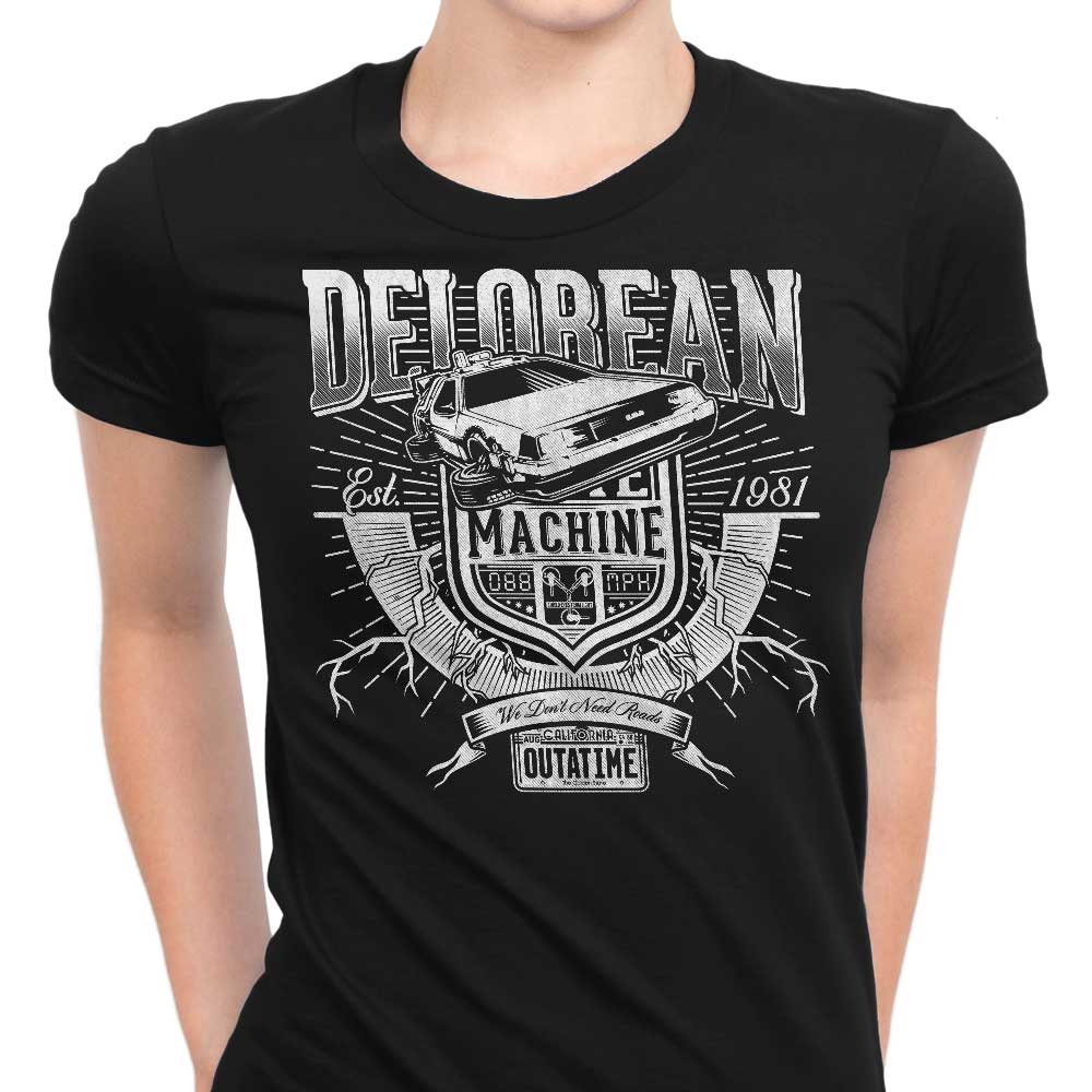 CoD Designs 'Outta Time' Women's Stylish Cotton T-Shirts