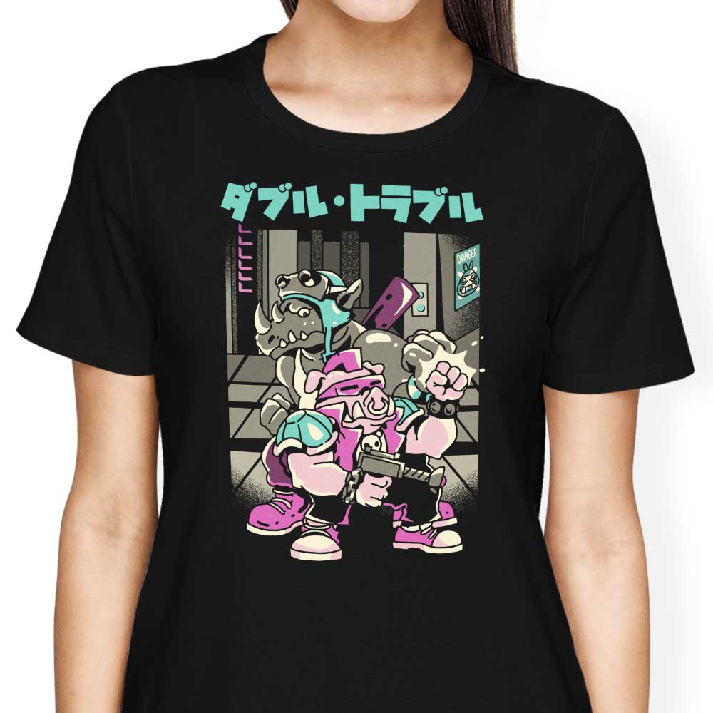 Sketchdemao's Double Trouble Women's Fashionable T - Shirts