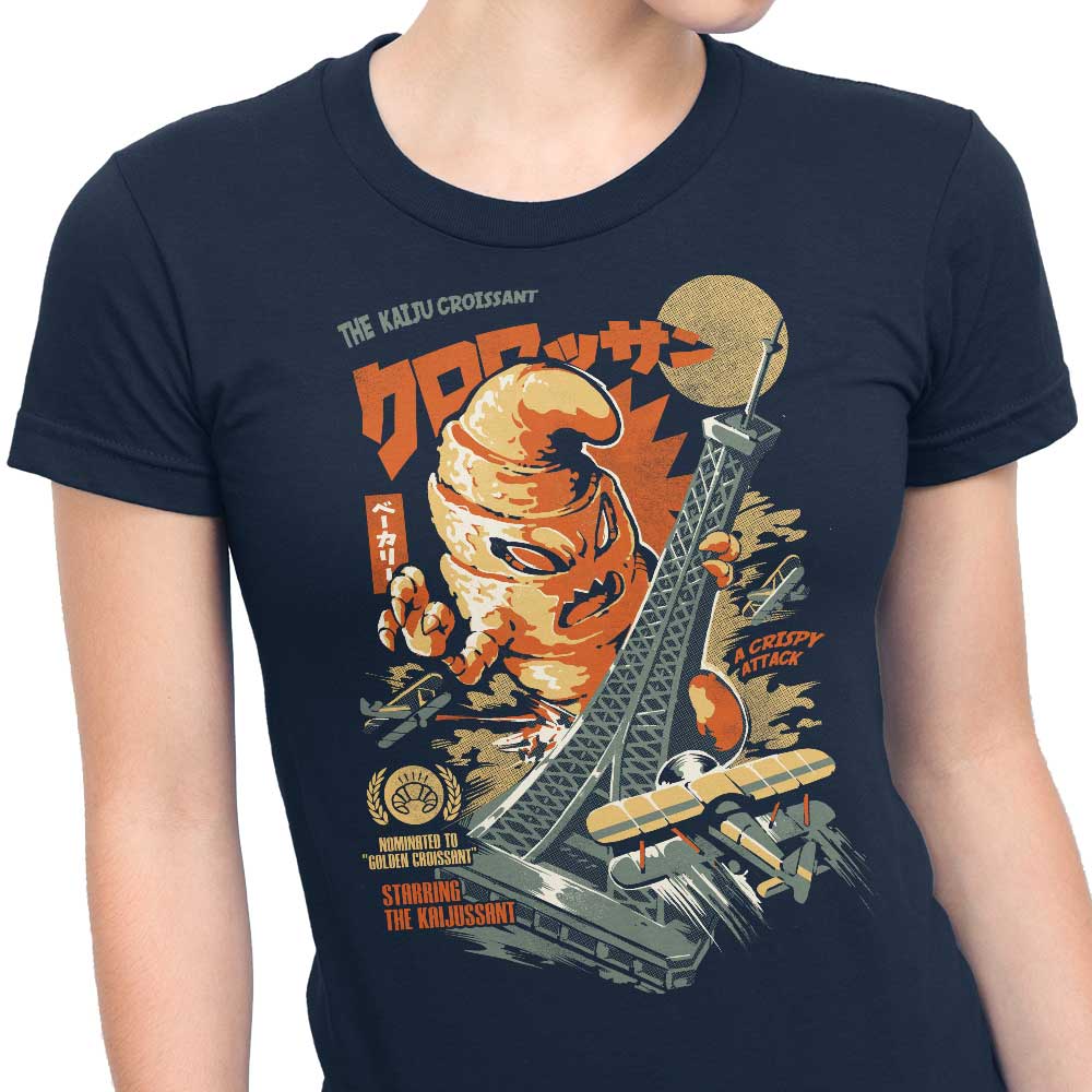 The Kaiju Croissant Women's Fashion Apparel - T-Shirts and Premium T-Shirts
