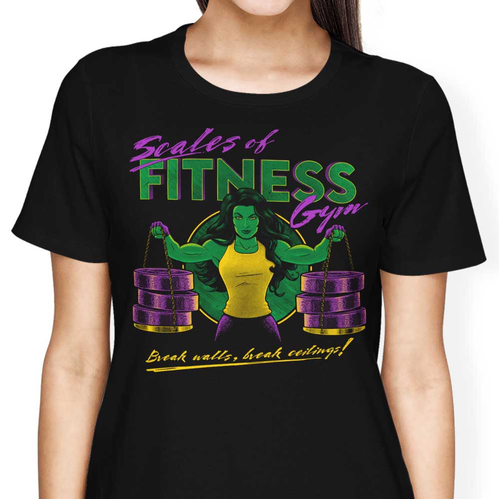 Fitness - Related Women's Clothing Apparel: Scales of Fitness