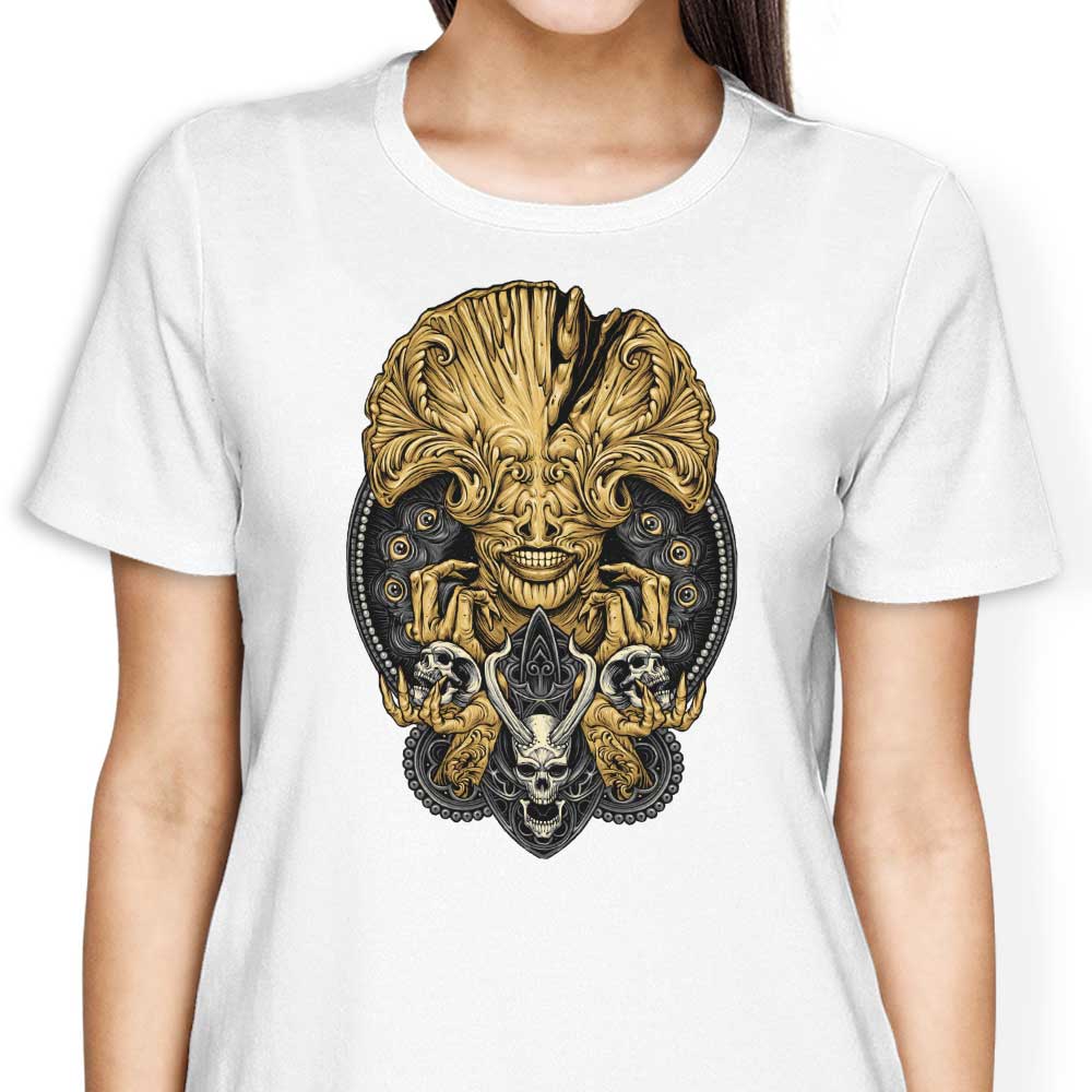 Glitchygorilla's 'Angel of Death' Women's Fashionable T-Shirts