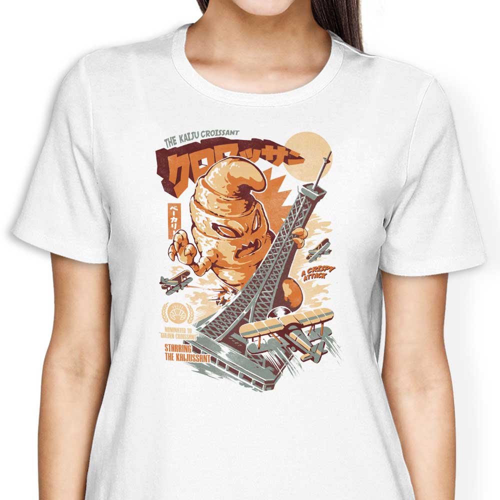 The Kaiju Croissant Women's Fashion Apparel - T-Shirts and Premium T-Shirts